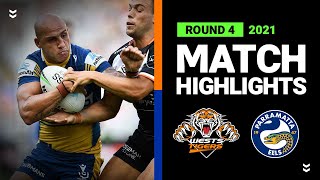 Wests Tigers v Eels Match Highlights | Round 4, 2021 | Telstra Premiership | NRL