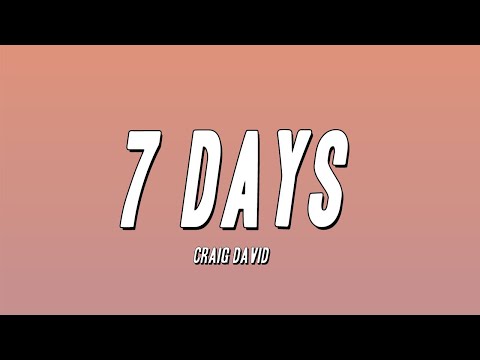 Craig David - 7 Days (Lyrics)