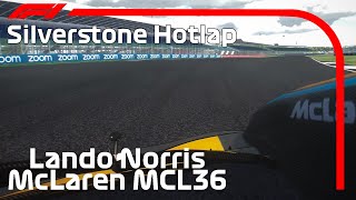 Lando Norris Onboard MCL36 Hotlap - Silverstone - Assetto Corsa