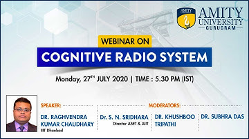 Webinar on Cognitive Radio