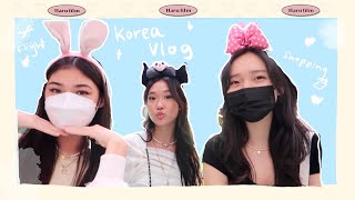 KOREA VLOG: Departure flight, coex mall, hongdae, shopping with friends