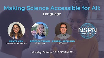 Making Science Accessible for All: Language | National Science Policy Network - NSPN