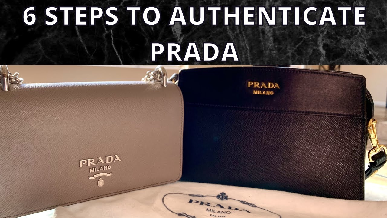 6 STEPS TO AUTHENTICATE PRADA HANDBAGS | Is your Prada REAL or FAKE? | How  to spot the difference - YouTube