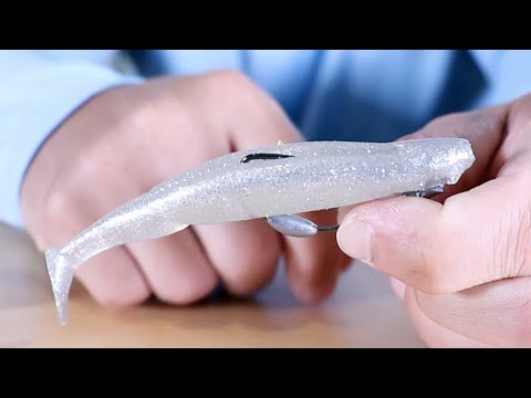 Simple Trick For Rigging Soft Plastics On Weighted Hooks (That Don’t Have A Centering Pin)