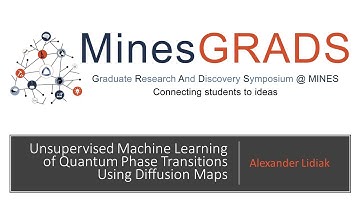 Alexander Lidiak - Unsupervised Machine Learning of Quantum Phase Transitions Using Diffusion Maps