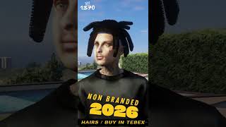 💈 MALE CASUAL HAIR PACK for FiveM | Clean GTA RP Styles 🔥 #shorts #fivem #gtarp #gta5
