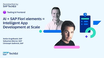 🟣 AI + SAP Fiori elements = Intelligent App Development at Scale