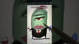 How lost I am at color theory: #art #drawing #digitalart #shorts #ibispaintx #artwork