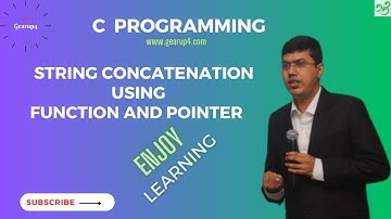 String Concatenation : Using User Defined Function and Pointer