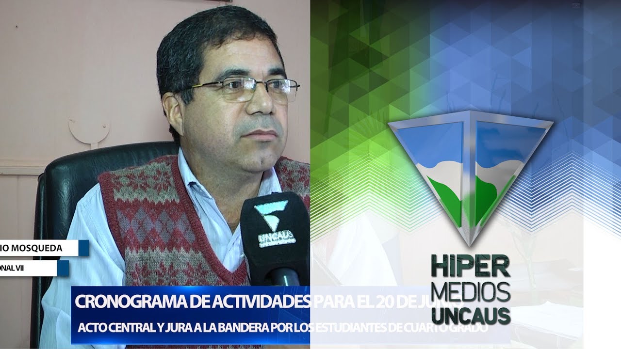  ROGELIO MOSQUEDA CRONOGRAMA DE ACTIVIDADES PARA EL 20 DE JUNIO