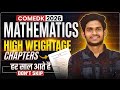 COMEDK 2026 High Weightage Chapters | Last Moment Revision Strategy