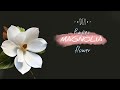 DIY Easy Paper Magnolia flower |How to make Magnolia Paper flower |Crafative Corner
