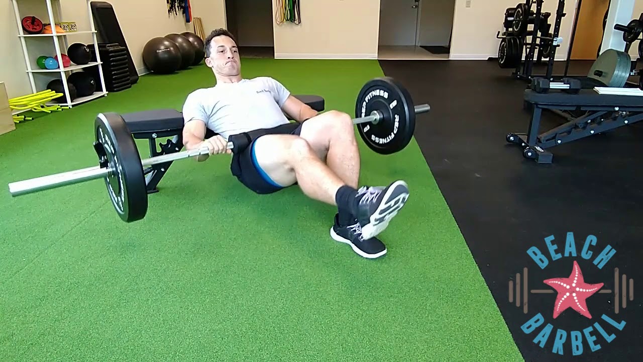 Weighted Single Leg Hip Thrust YouTube