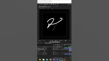 Advanced Handwritten text animation in after effects #aftereffect #logoanimation