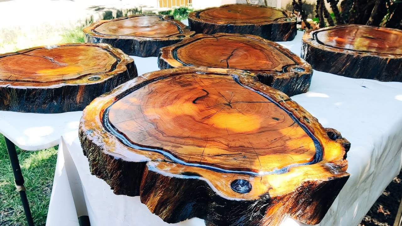 Passo a passo de como fazer uma tabua de carne rústica #resinart #wood #woodcarving#art#woodworking