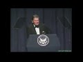 Ronald reagan receives long standing ovation before presenting speech at 1994 rnc gala  tribute