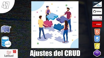 47 AJUSTES del CRUD ASISTENCIAS en el curso de LARAVEL 10 Sistema de control de asistencia