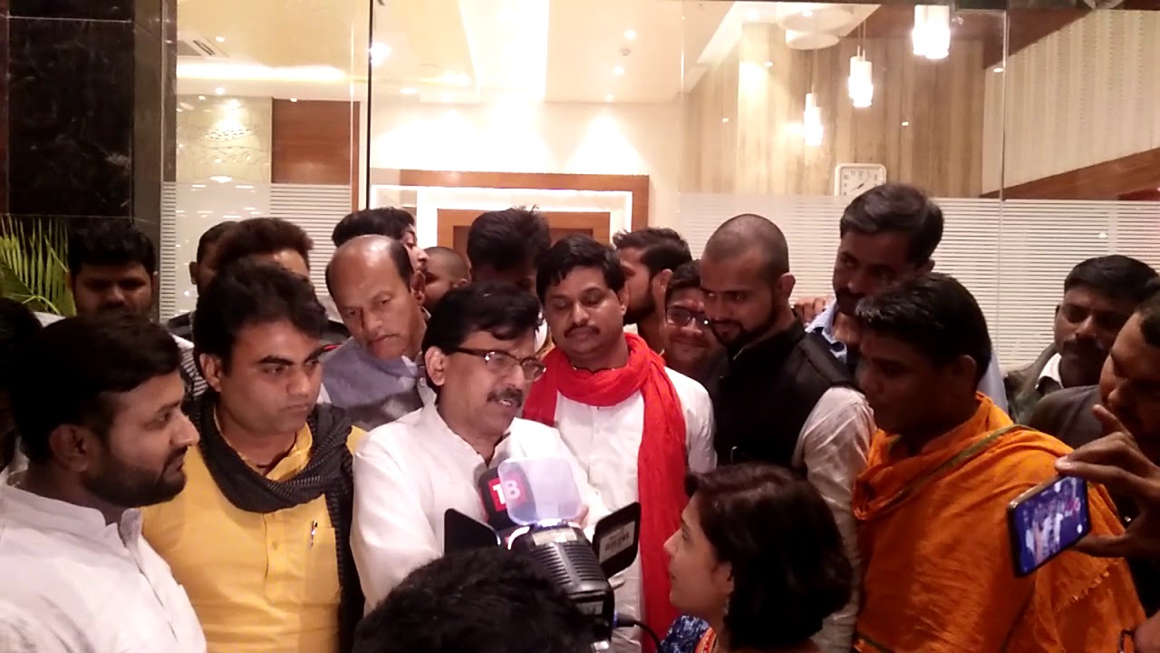 Sanjay Raut at Ayodhya on 24 Nov.