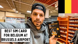 Buying a Sim Card for Belgium at Brussels Airport