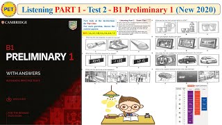 Preliminary 1 - Listening Part 1 Test 2 (2020 + Transcript + Key)