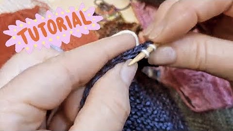How to pick up stitches on mitered square edge - Full Blanket Knitting Tutorial Link in Description
