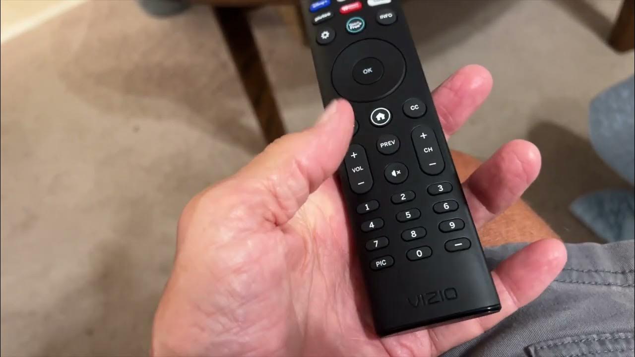 Vizio D Series Smart TV Remote - YouTube