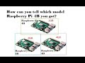 How can you tell which Raspberry pi 4B you got? 1GB, 2GB or 4GB?