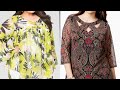 most stylish multi color print plus size women daily work Wear chiffon and linen shirt/blouse design