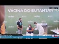 Primeira imunizada contra a Covid-19 no Brasil