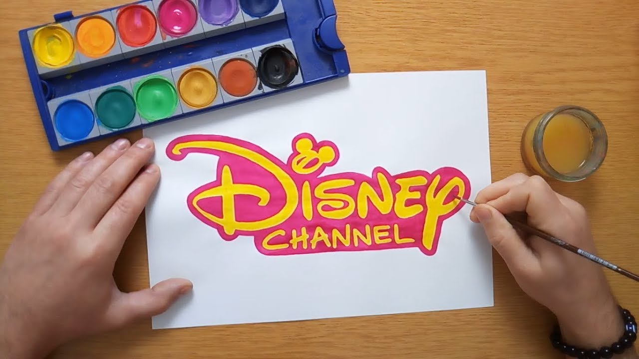 Download How to draw a Disney Channel logo (coloring pages ...