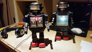 Hong Kong bootleg robots - Moon Explorer & Super Space Explorer
