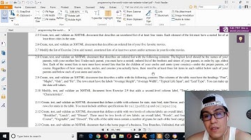 Web programming (chapter 2 problems part 2)
