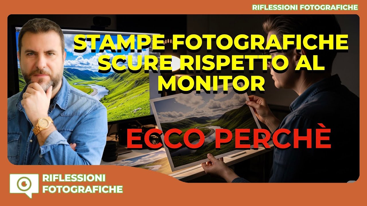 STAMPE FOTOGRAFICHE SCURE RISPETTO AL MONITOR : ECCO PERCHÈ