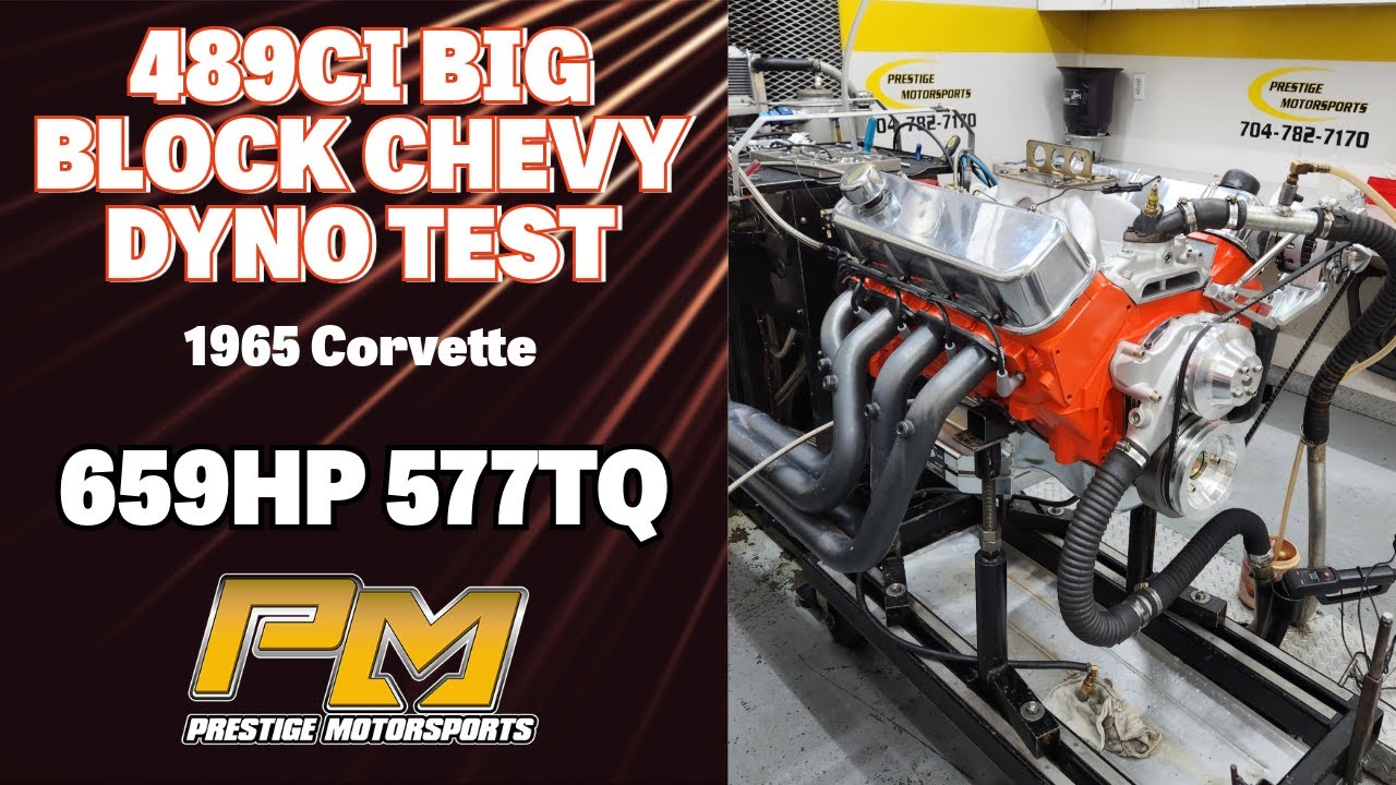659HP 489ci Big Block Chevy Dyno Test for Patrick's '65 C2 Vette