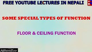 #1 Floor & Ceiling Function || Discrete Mathematics||