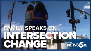 Family who lost loved one speaks on intersection change