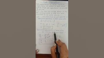 Numerical on Energy stored in the capacitor #physics #cbse #12thclass #shorts #electrostatics