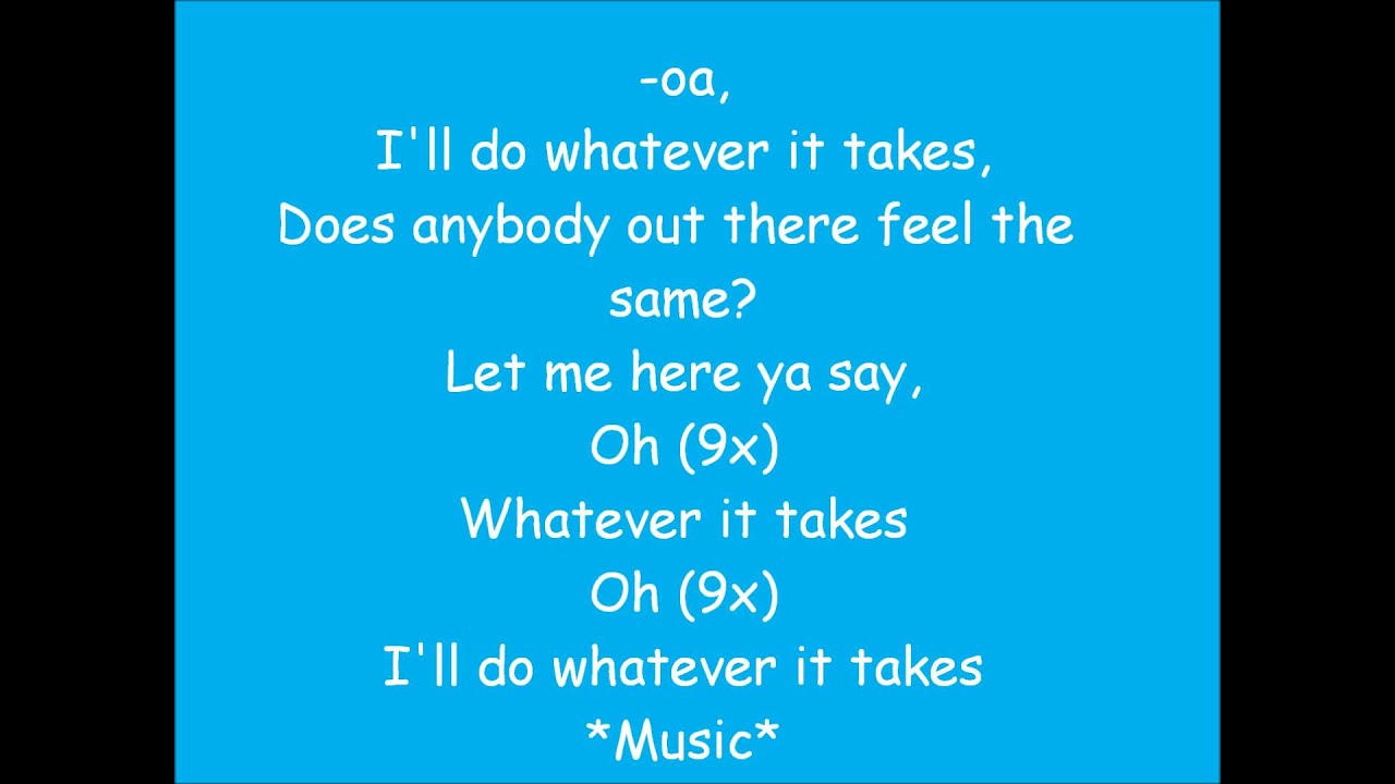 Whatever It Takes-Corbin Bleu-Lyrics - YouTube