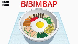 [1DAY_1CAD] KOREAN FOOD BIBIMBAP (Tinkercad : Design / Project / Education)