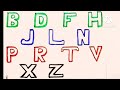 A TO Z TRACING FOR KIDS ll ABC ALPHABET TRACING AND Coloring for kids ll ABCD ALPHABET FOR KIDS 