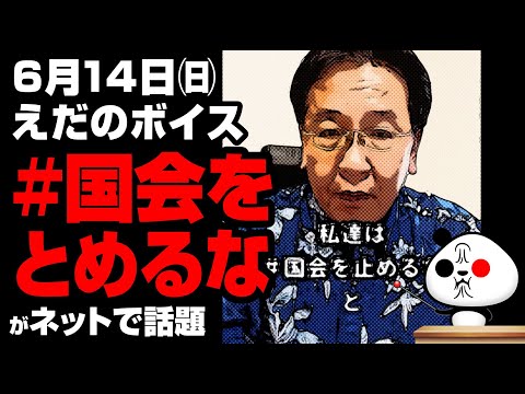 ゆるパンダのネットの話題ch 2020/06/15 ６月14日㈰えだのボイスが話題