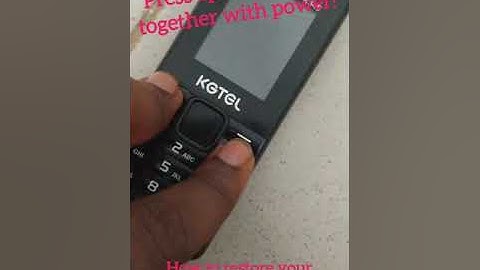 REMOVE PASSWORD FROM YOUR BUTTON PHONE! NOTE THAT NOT ALL PHONES CAN BE RESTORED WITH THIS METHOD!