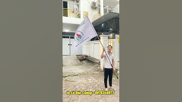Cửa hàng cờ Đức Cường in cờ logo - cờ công ty