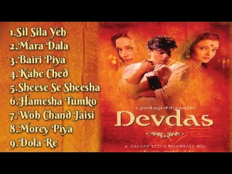 Devdas Movie All Songs  Jukebox Audio Album  SRK Aishwarya  Madhuri  Udith Kavita  Shreya 