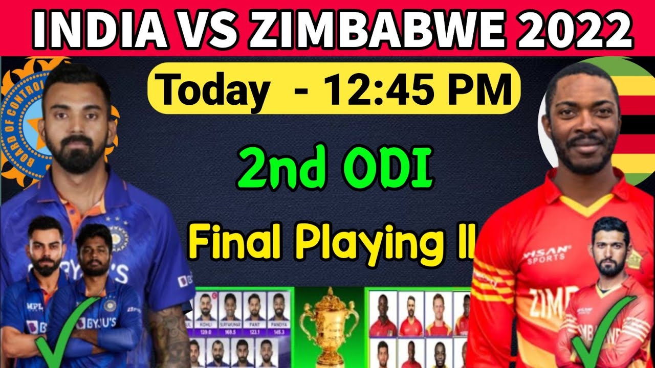 india tour of zimbabwe live