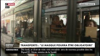 Transports : «le masque pourra être obligatoire»