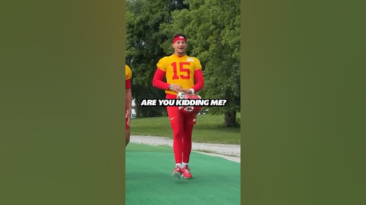 'Are you kidding me?!' -Patrick Mahomes 🤣