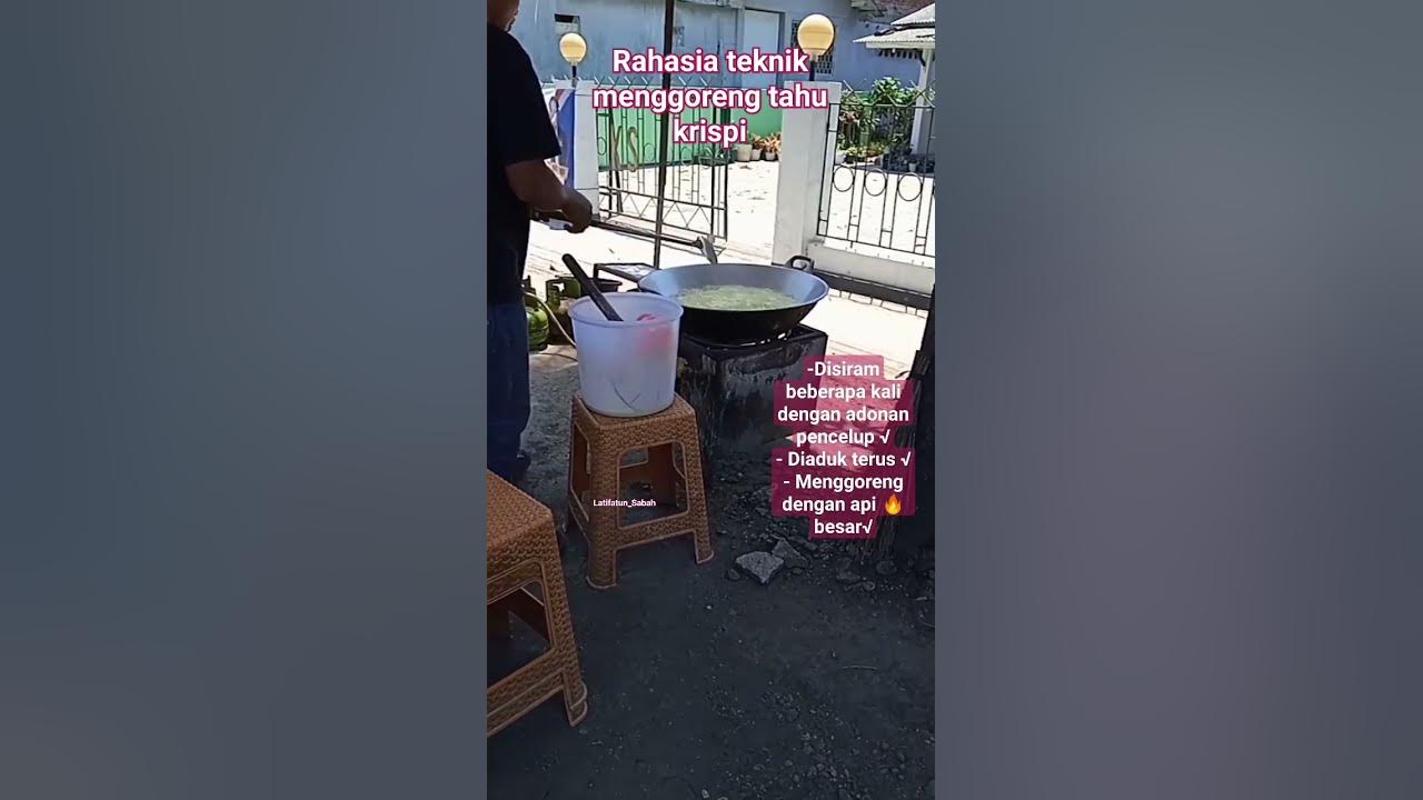 Rahasia tahu crispy untuk jualan | Teknik menggoreng tahu crispy| Cara menggoreng tahu krispi
