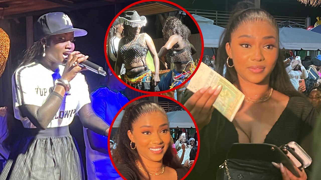 L'arrivée Surprise De Racky Aïdara à La Soirée De Ndakhté avec Sa Robe Très Clas