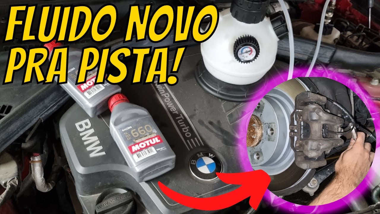 Fluído de FREIO NOVO na BMW - Como trocar sendo um iniciante! - YouTube
